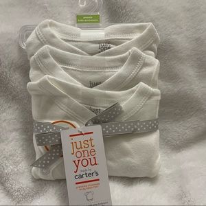 Carter's Just One You Bodysuit preemie 3 pack short sleeve New